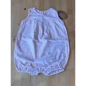 EGG by Susan Lazar Baby 6 Months Sleeveless Romper Pink with Cherries NWT